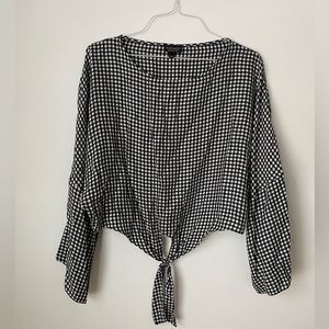 Topshop Long Sleeve Blouse